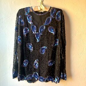 Vintage 80’s Sequins Top